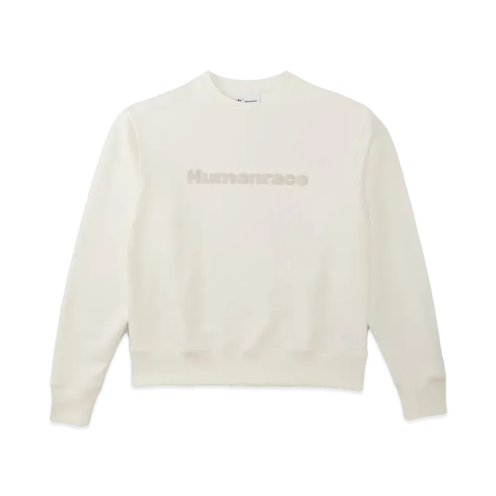 ADIDAS PHARRELL WILLIAMS BASIC CREW NECK SWEAT (GENDER NEUTRAL) "Off White"