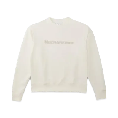 ADIDAS PHARRELL WILLIAMS BASIC CREW NECK SWEAT (GENDER NEUTRAL) "Off White"