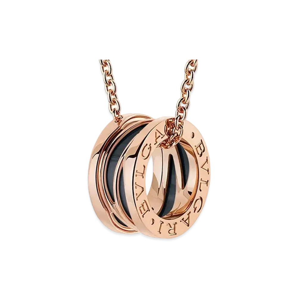 BVLGARI B.Zero1 Necklace 18K "Black/Pink Gold"