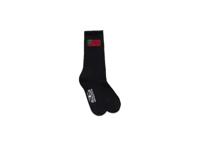DENIM TEARS Flag Socks 3-Pack "Black"
