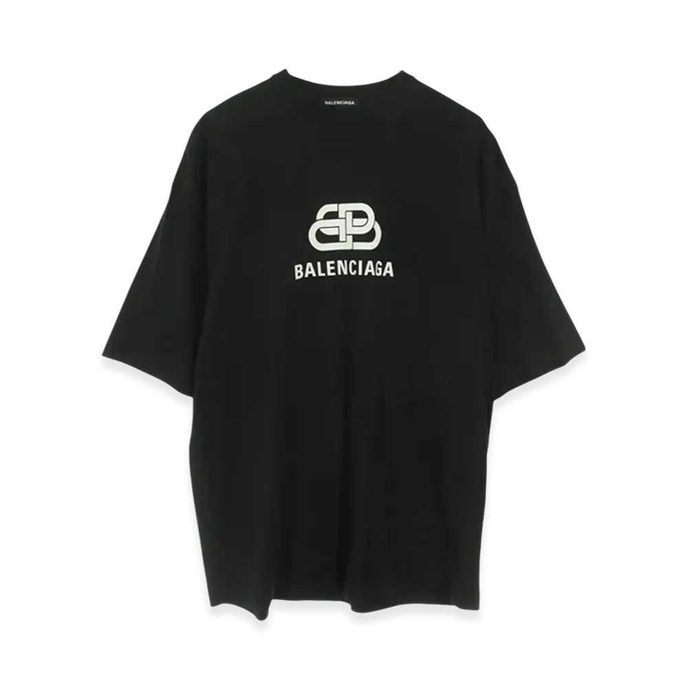 BALENCIAGA BB Logo Oversize T-Shirt "Black"