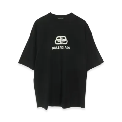 BALENCIAGA BB Logo Oversize T-Shirt "Black"