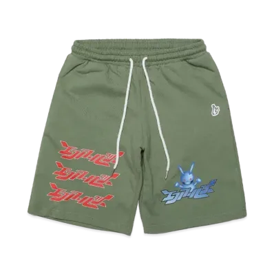 FR2 Mecha Rabbit Sweat Short pants "Olive"