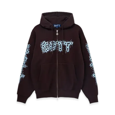 BoTT BANG! Logo Zip Hoodie "Brown"