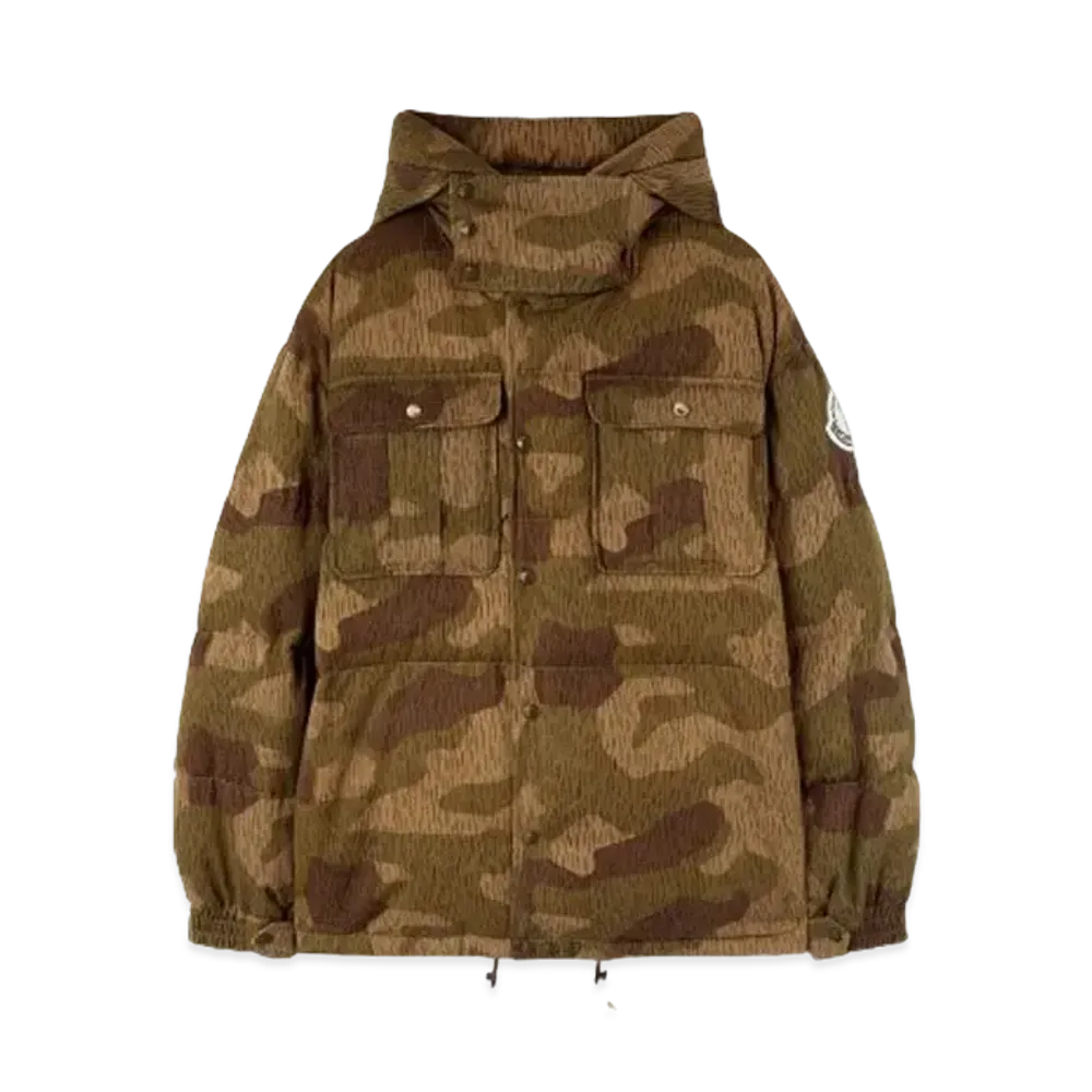 PALM ANGELS x MONCLER Genius Long Hoodie "Brown"