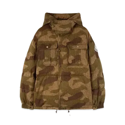 PALM ANGELS x MONCLER Genius Long Hoodie "Brown"