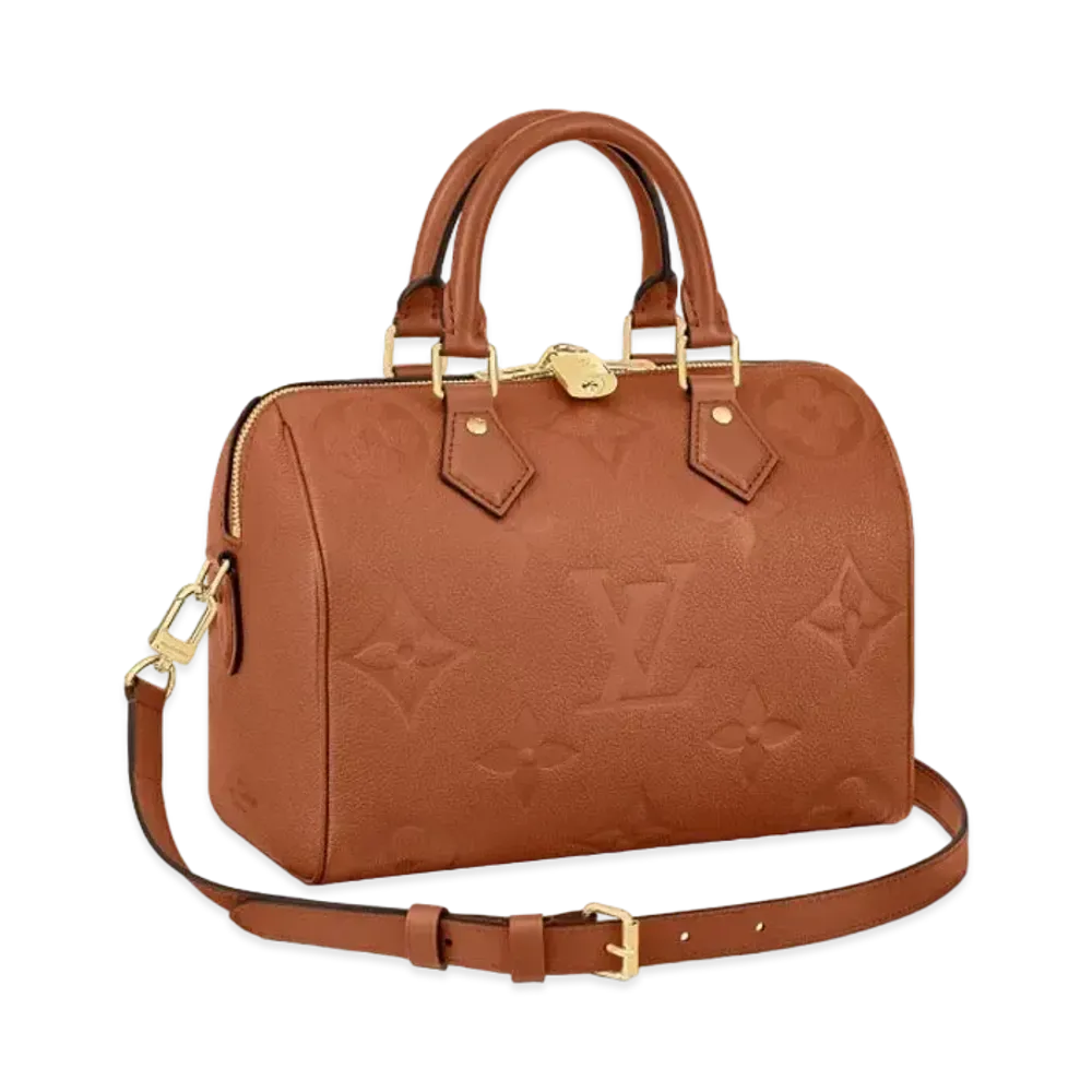 Louis Vuitton Speedy Bandouliere 25 Monogram Empreinte "Cognac"