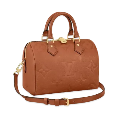 Louis Vuitton Speedy Bandouliere 25 Monogram Empreinte "Cognac"