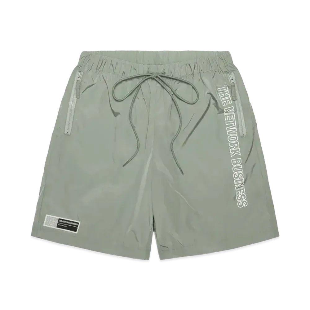 THE NETWORK BUSINESS Nylon Short Pants "Khaki" TNBP011-0126