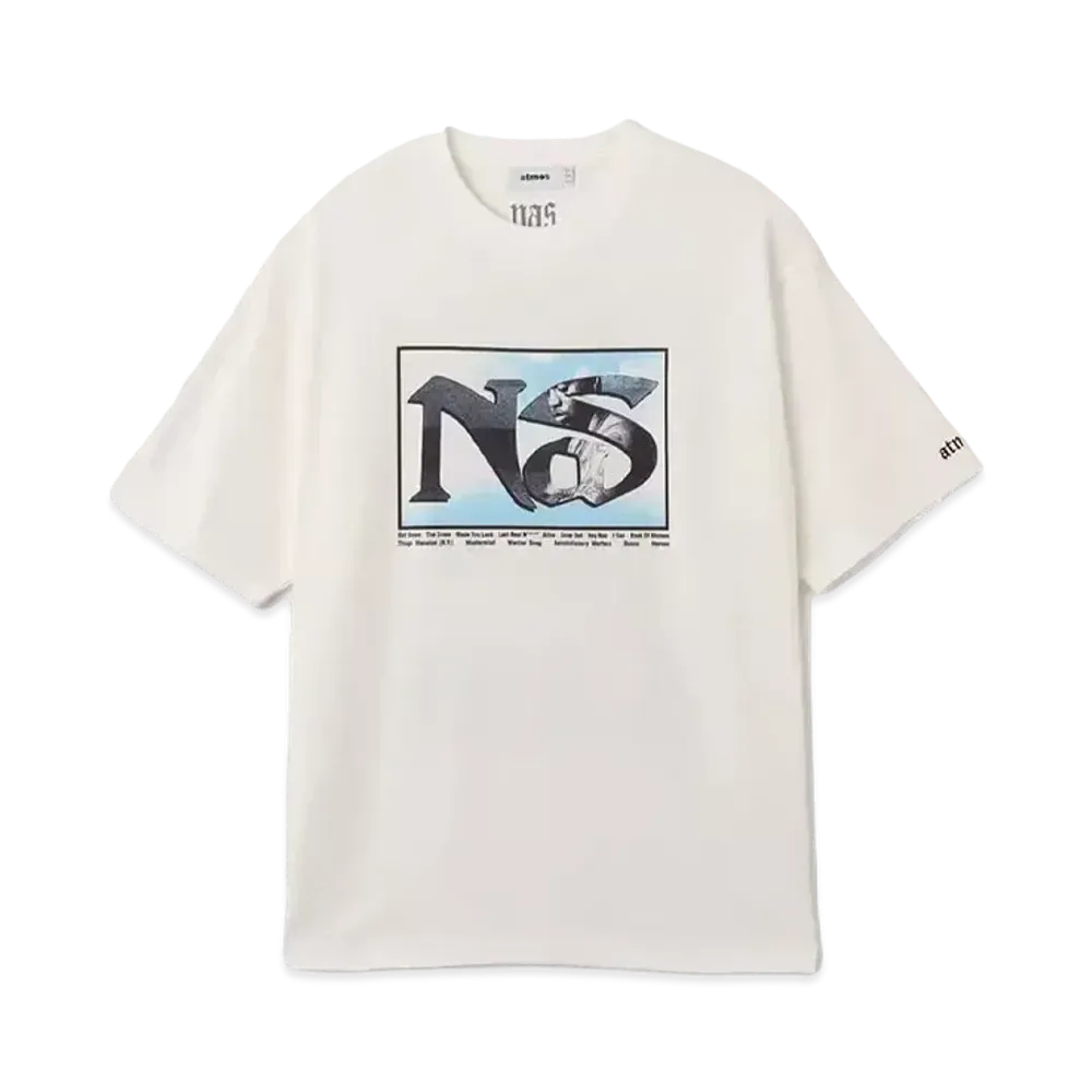 atmos x NAS Made You Look T-shirt "White"