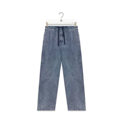 LOEWE Drawstring Trousers "Grey Blue"