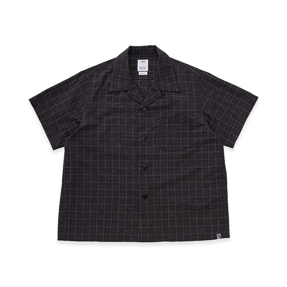 visvim Judd Shirt S/S Santome Check "Black"