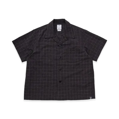 visvim Judd Shirt S/S Santome Check "Black"