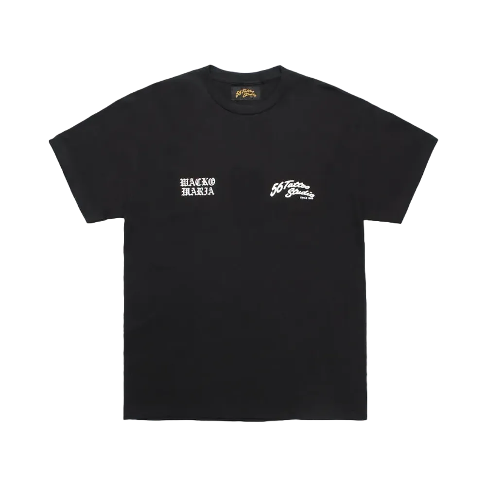WACKO MARIA 56 Tattoo Studio / T-Shirt "Black"