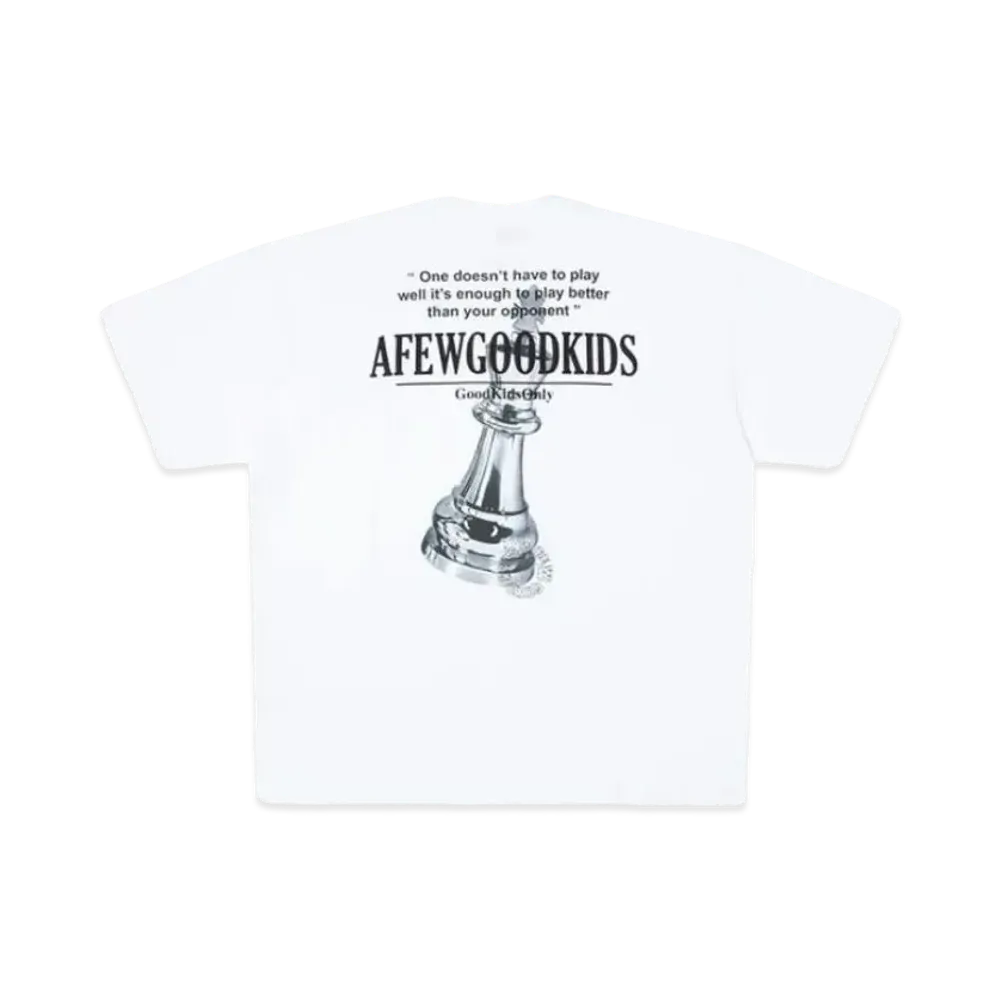 A FEW GOOD KIDS Chess Tee "White"