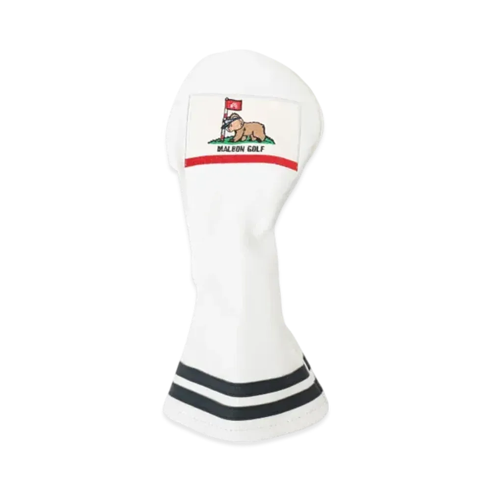 BEAMS x MALBON GOLF Exclusive California Bear Head Cover (For Dv) "White"