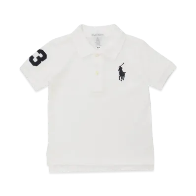 Polo Ralph Lauren Kids Short Sleeve Big Pony Mesh Polo "White"