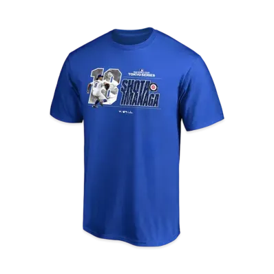 MLB Fanatics Cubs Shota Imanaga MLB Tokyo Series Opening Game T-shirt Kids "Blue"