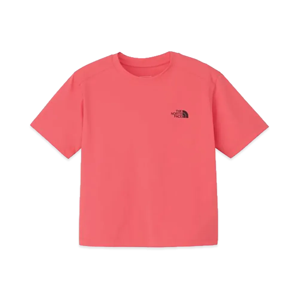 The North Face Kids Short Sleeve Active Water Graphic Tee "Deep Sea Coral"
