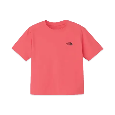 The North Face Kids Short Sleeve Active Water Graphic Tee "Deep Sea Coral"