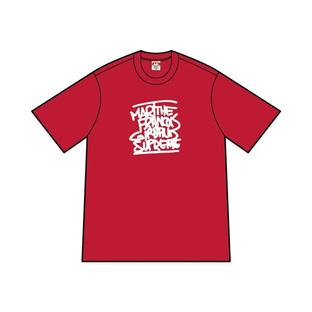Supreme x Marithe + Francois Girbaud Tee "Red"