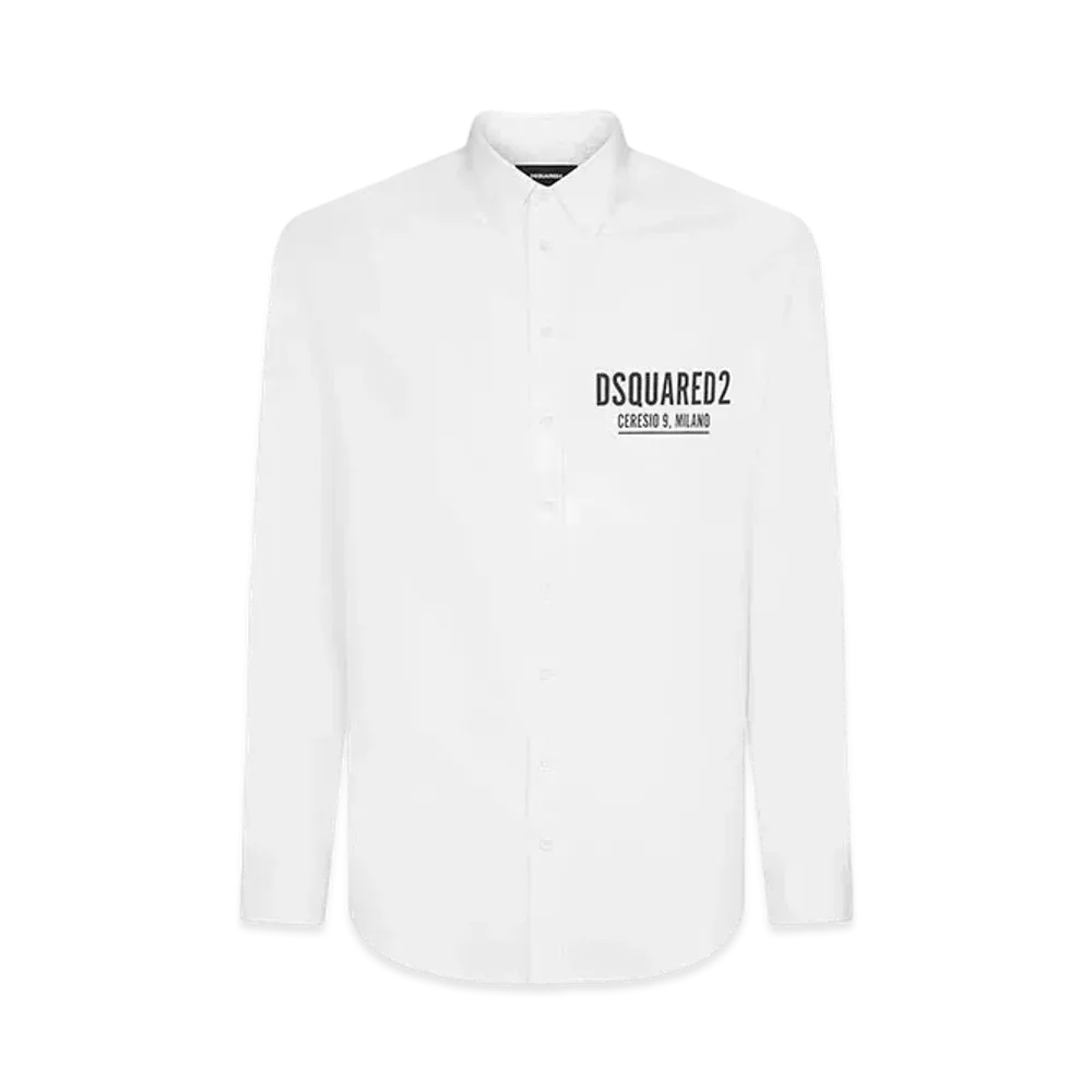 Dsquared2 Ceresio 9 Dropped Shoulder Shirt "White"