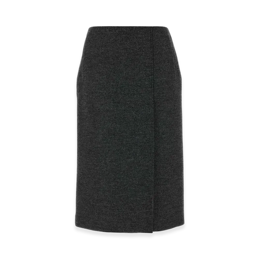 PRADA Women's Wool Skirt "Grey"