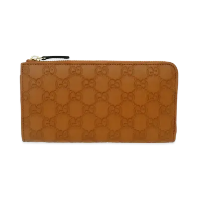 GUCCI Guccissima Zip Wallet "Brown"