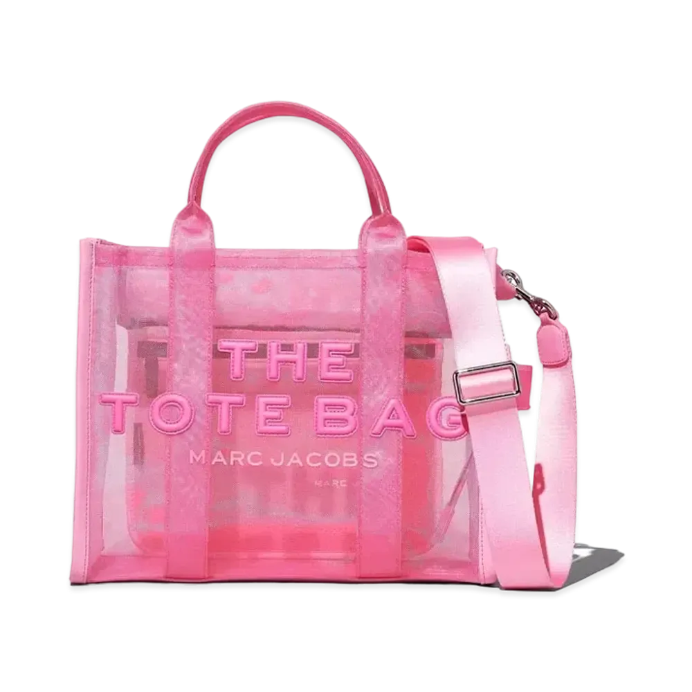 Marc Jacobs The Mesh Medium Tote Bag "Candy Pink"