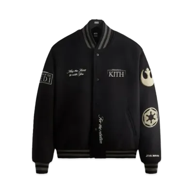 Kith x STAR WARS Anniversary Varsity Jacket "Black"
