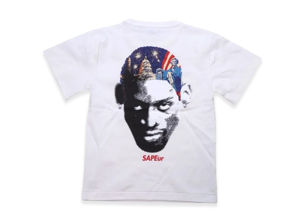 SAPEur Kids Independence Day Head Tee S/S Tee "White"