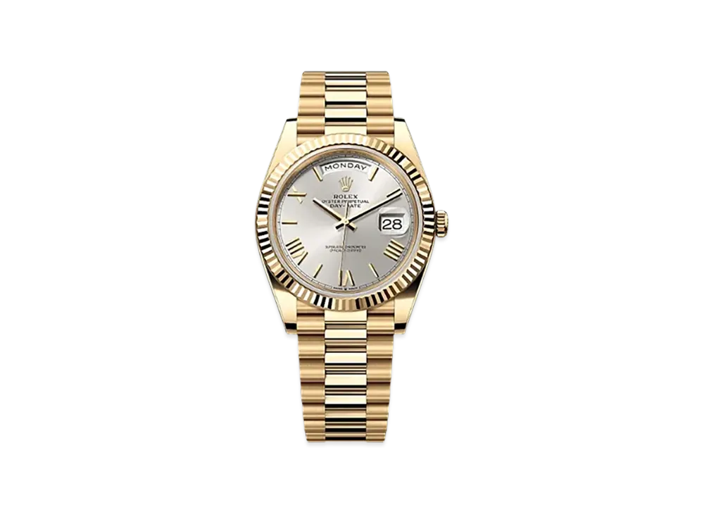 ROLEX Day-Date 40 Yellow Gold "Grey"