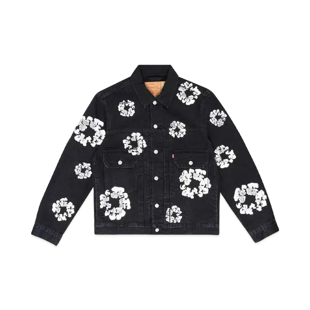 Levi's x Denim Tears Type-2 All Over Wreath "Black"