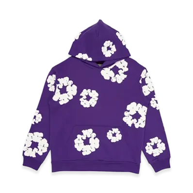 DENIM TEARS The Cotton Wreath Sweatshirt "Purple"