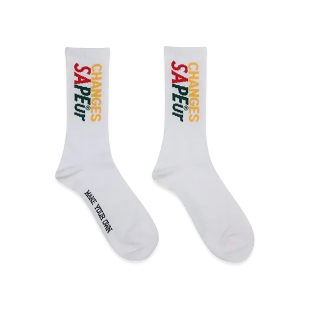 SAPEur x Changes Socks "White"