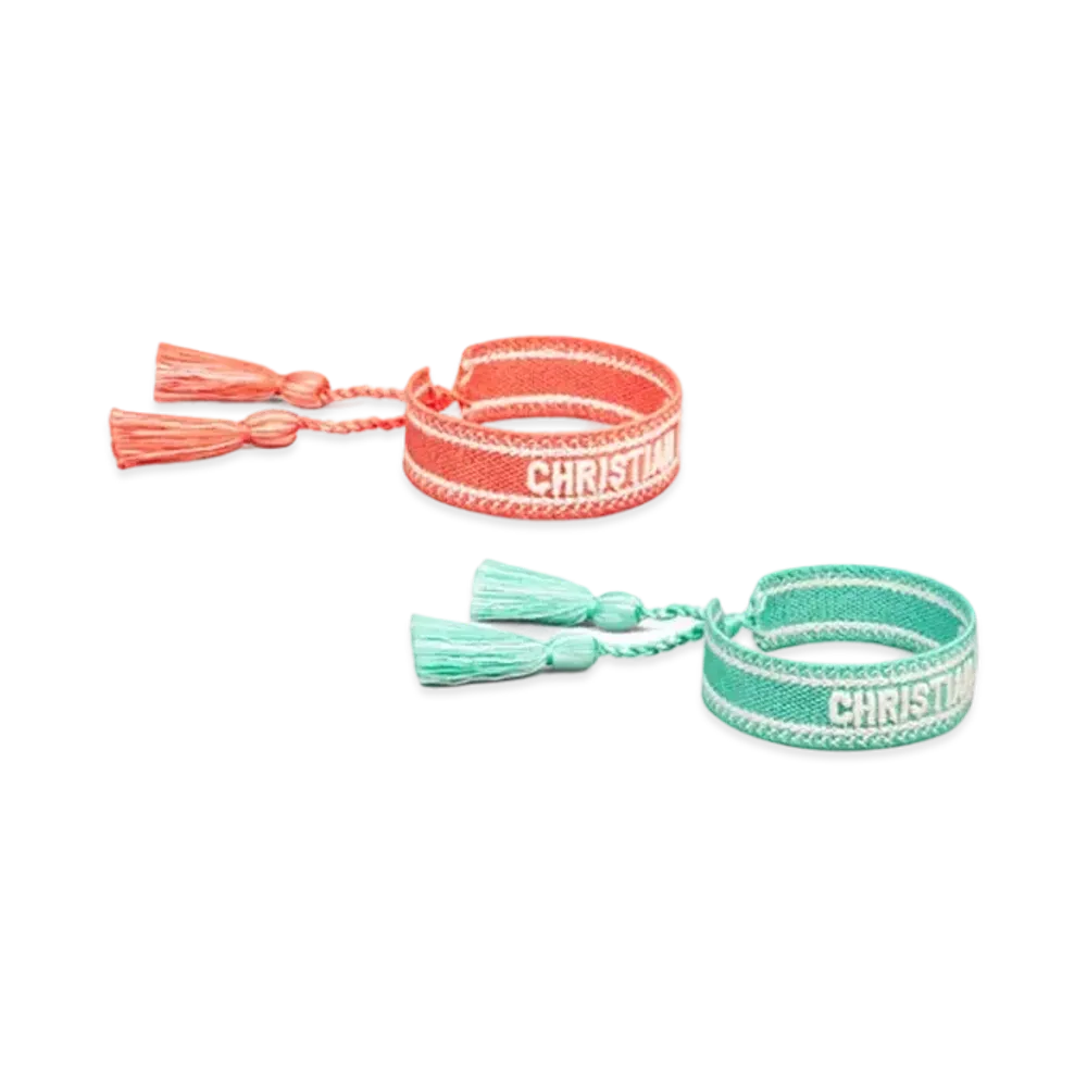 Dior Dioriviera Christian Dior Bracelet Set "Aquamarina/Coral"