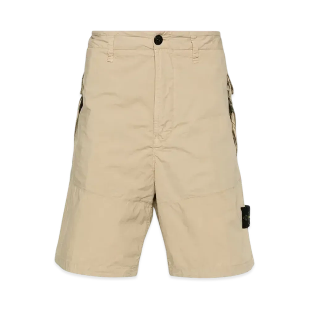 Stone Island L1603 Comfort Fit Bermuda Pants - 24SS "Sand"