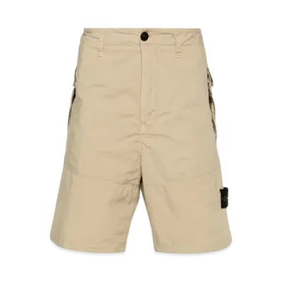 Stone Island L1603 Comfort Fit Bermuda Pants - 24SS "Sand"