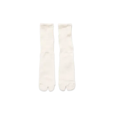 UNDERCOVER OZISM x Nonnative Monk Tabi Socks Poly Paper Woven "Natural"