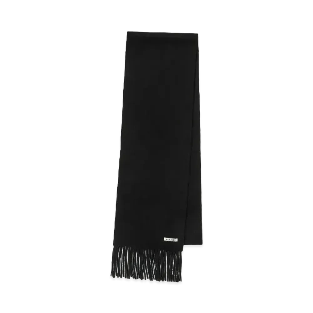 AURALEE Baby Cashmere Long Stole "Top Black"