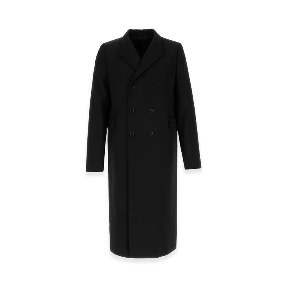 PRADA Wool Overcoat "Black"