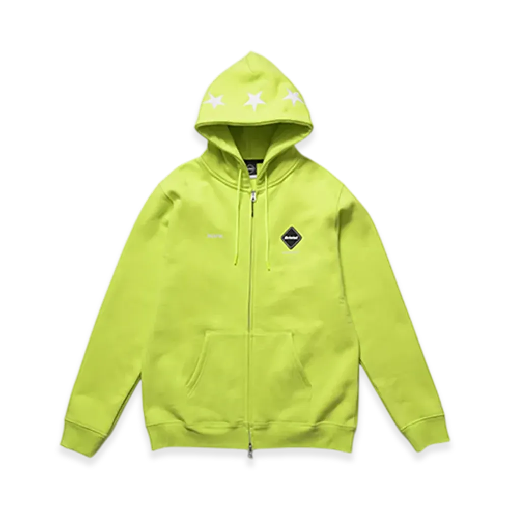 F.C.Real Bristol 5-Star Zip-Up Sweat Hoodie "Yellow"