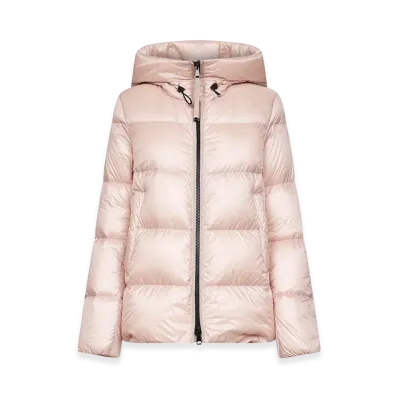 MONCLER Women's Serittes Hooded Short Down Jacket "Pink"