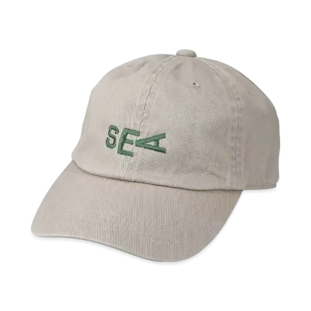 SAINT MXXXXXX x WIND AND SEA Slide Dad Cap "Beige"