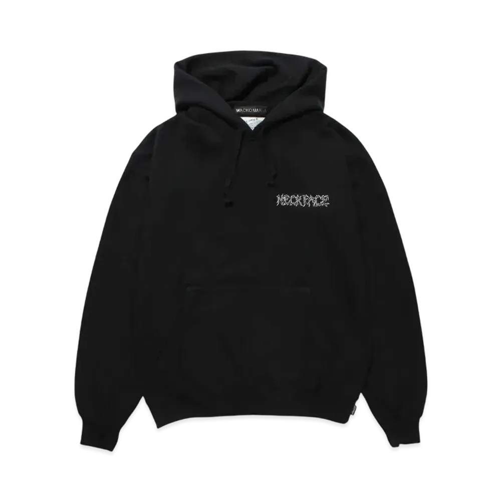 WACKO MARIA x NECKFACE Heavy Weight Hooded Sweat Shirt "Black"