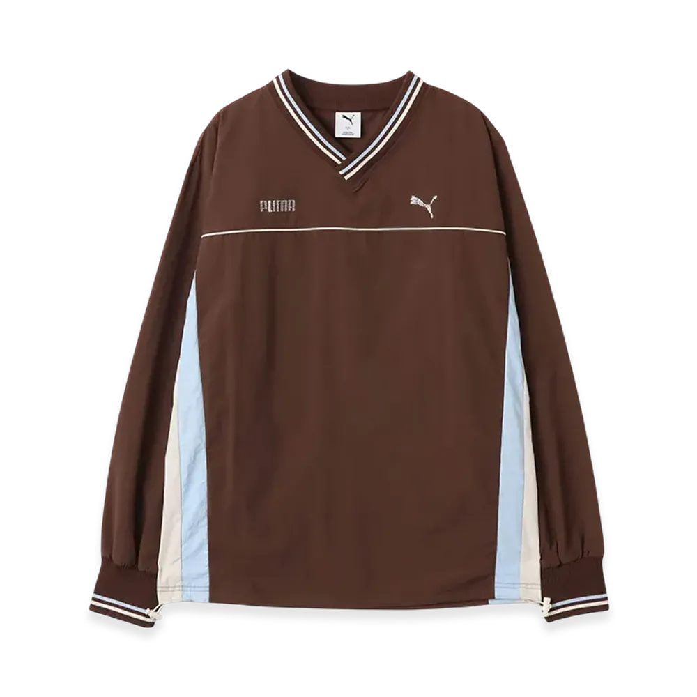 PUMA x atmos pink Woven Pullover "Chestnut Brown"