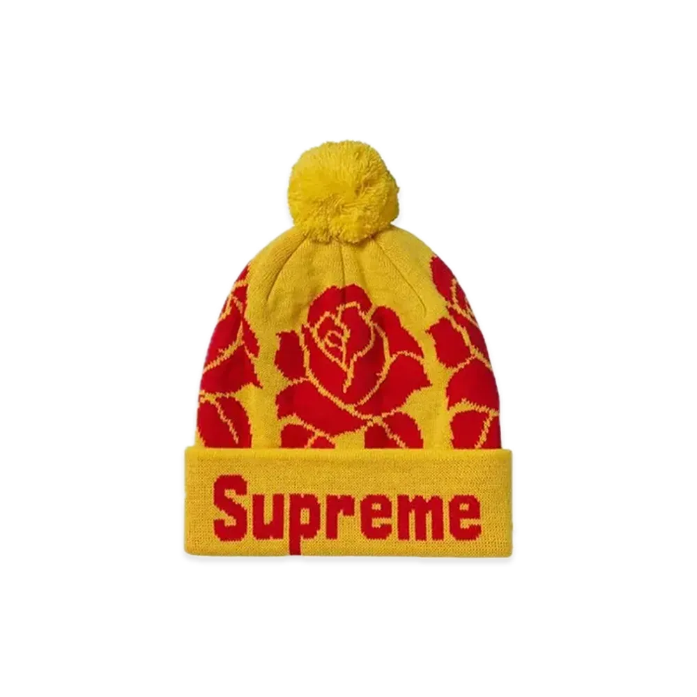 Supreme Rose Beanie "Yellow"