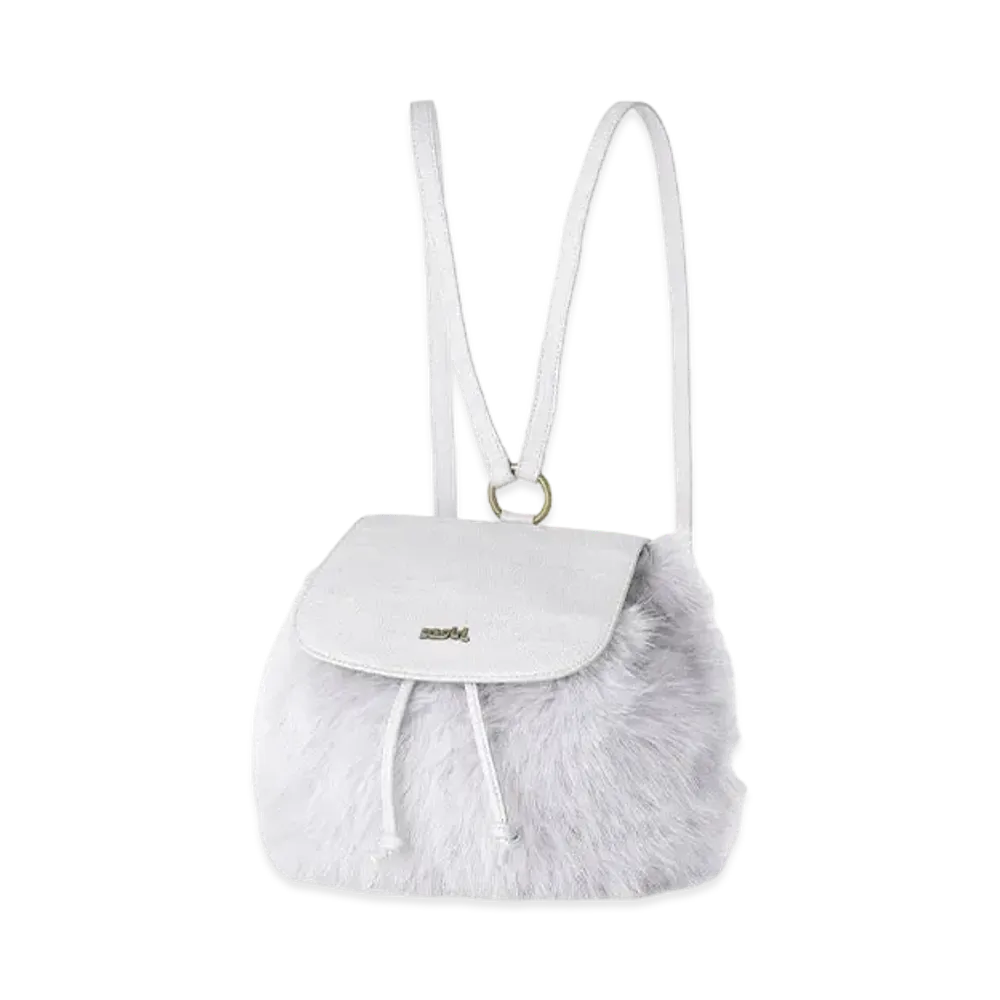 X-Girl Faux Fur Bag "Grey"