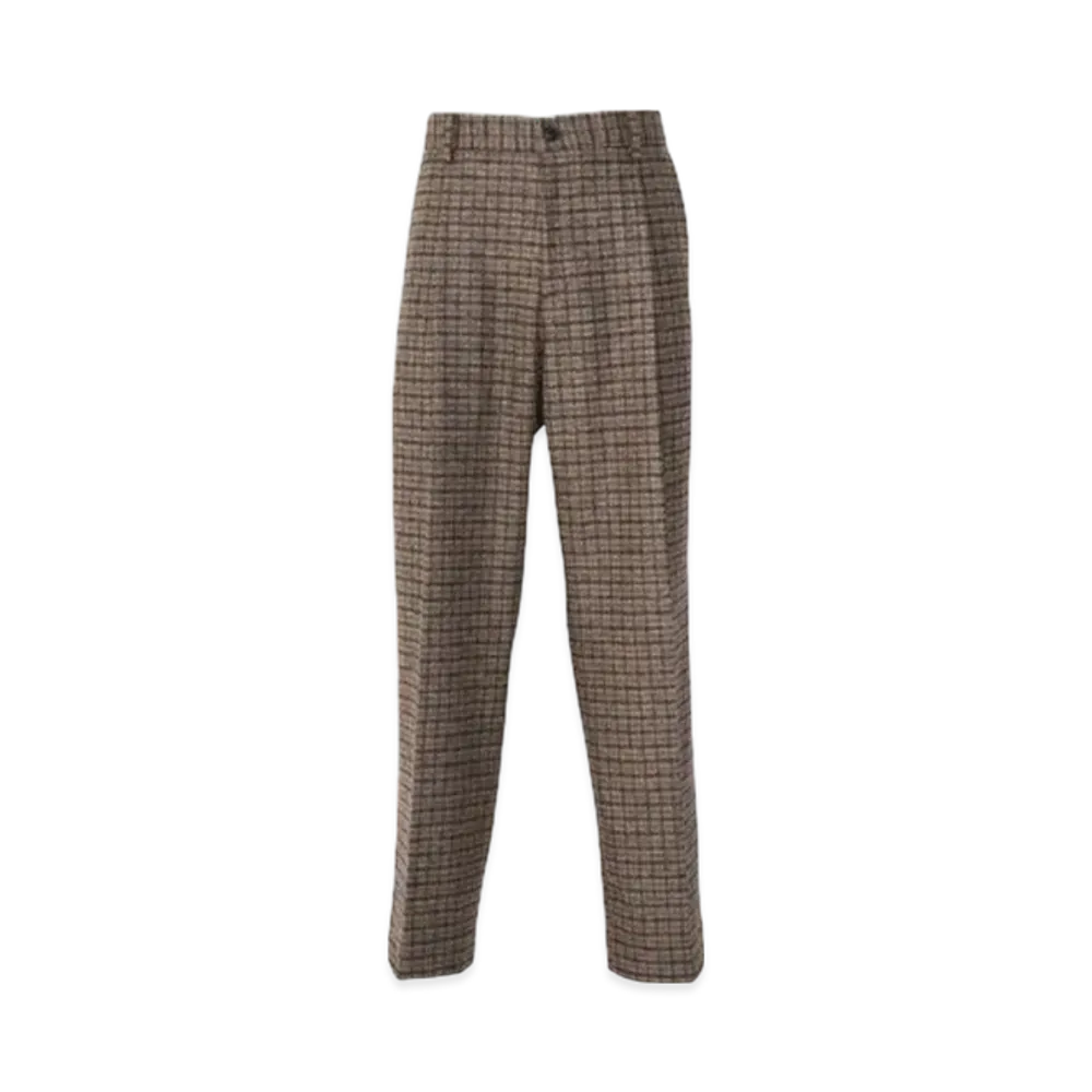 HYSTERIC GLAMOUR Tucked Slacks "Brown"