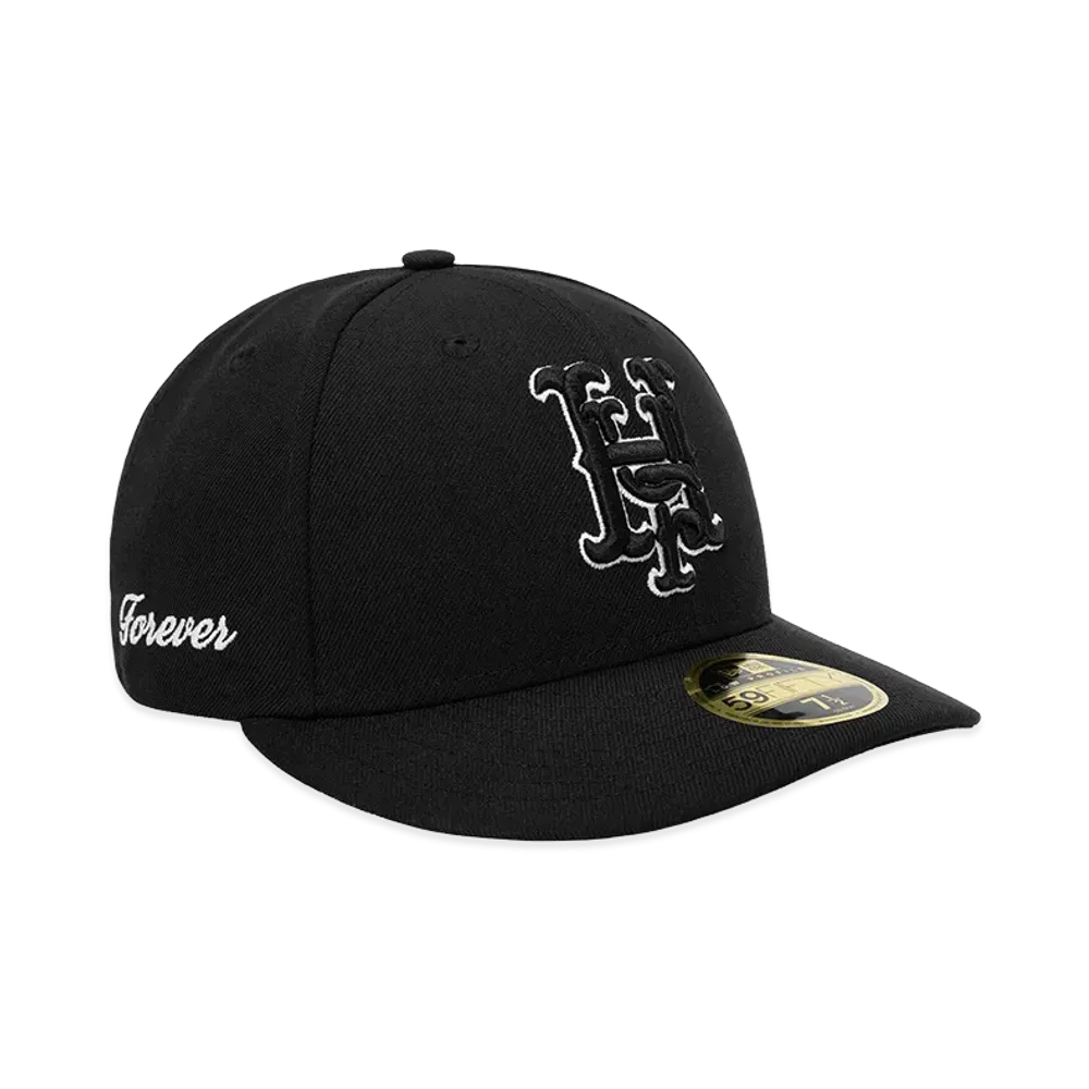 HUF x NEW ERA Varsity Hat "Black"
